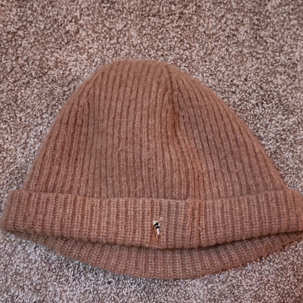 Ralph Lauren Tan Wool Beanie